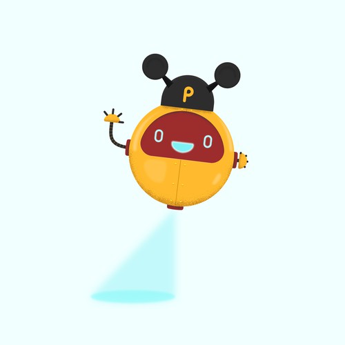 Robot-mascot for app