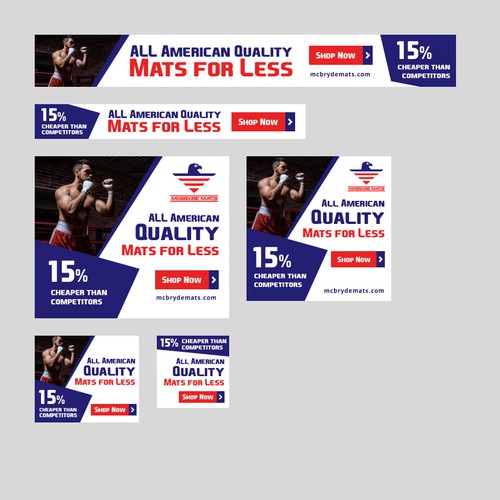 Banners for 'Mats for Less'