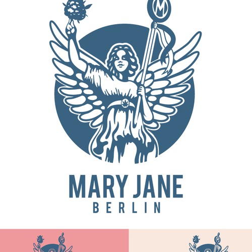 The cannabis goddess face - Mary Jane