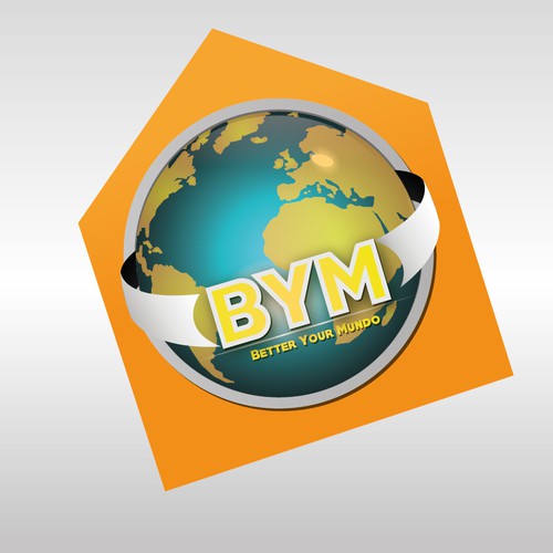 Logo for "BYM" a WORLD WIDE TV SHOW about helping people!