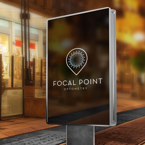 Focal Point Optometry logo and branding