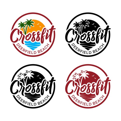 Crossfit Deerfield Beach logo design