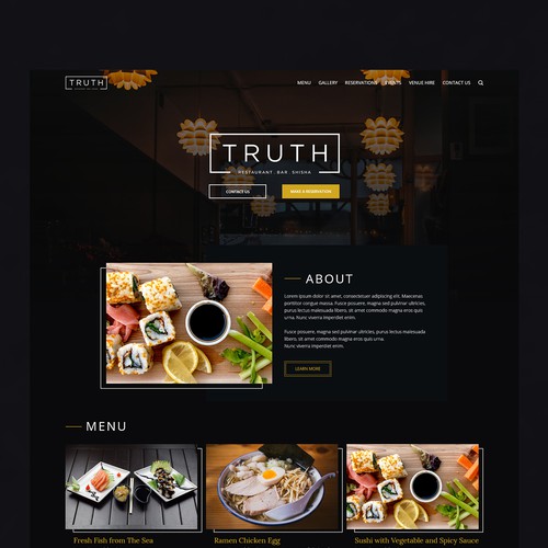 Restaurant Landing Page