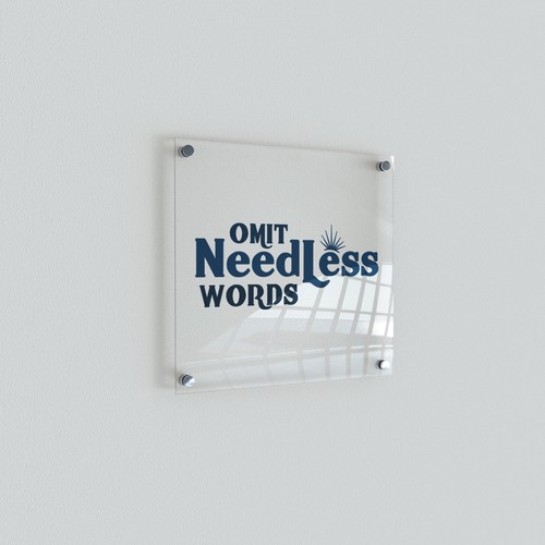 Motto sign design