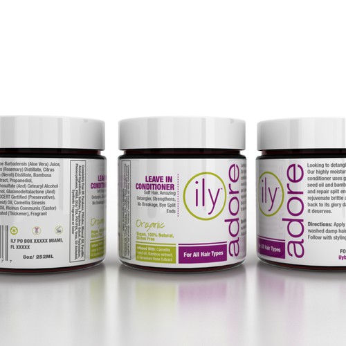 Template label needed for premium hair and skin care company!