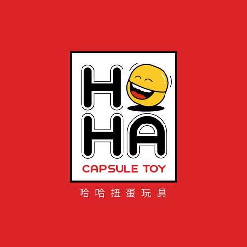 Toy Logo for HAHA Capsule Toy