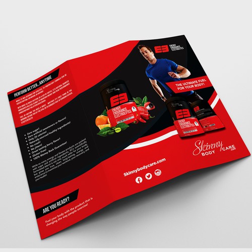 TRIFOLD BROCHURE FOR ENERGY PRODUCT