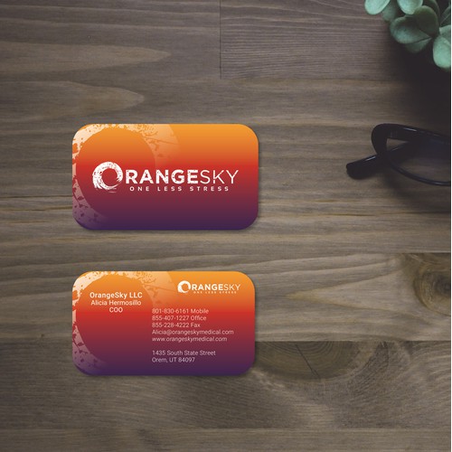Business cards for medical billing company