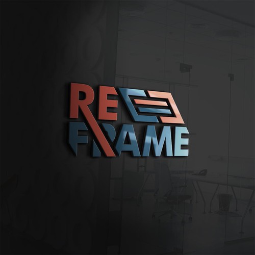 Reframe: A Logo for an Education Startup that helps Launch Innovative School