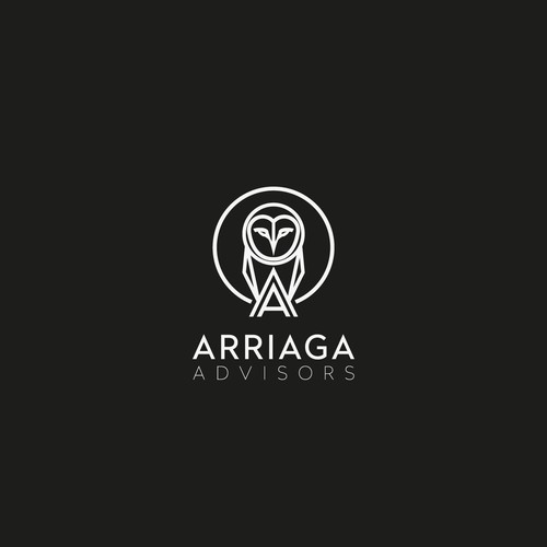 Minimalistic logo for Arriaga Advisors