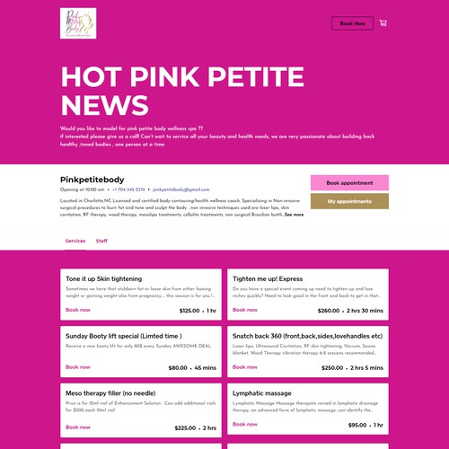 SQUARE ONLINE STORE | Design for Pink Petite Body