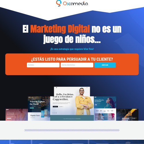Diseño y desarrollo Landingpage 