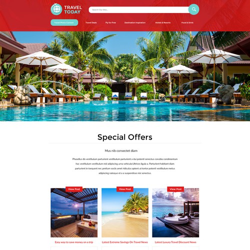 Modern Design for Travel Today Company
