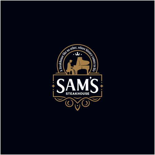 Night Bar Steakhouse with Classic Music logo