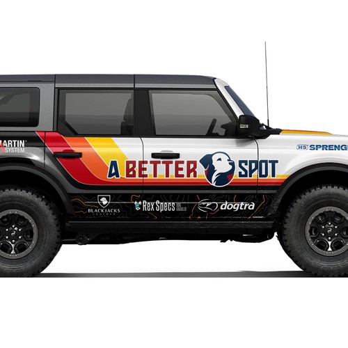 Ford Bronco Raptor Wrap Design