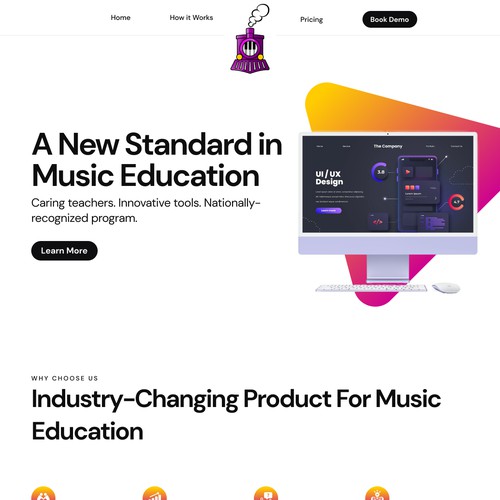 Website For A Music Education App