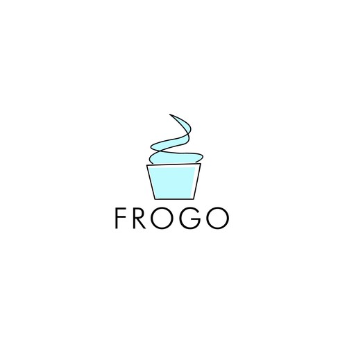 Logo for One-of-a-Kind Frozen Yogurt Truck in California