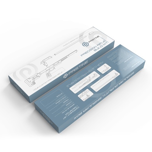High-caliber designs for Rifle Build Kit packaging!