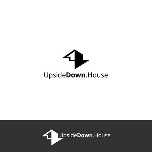 UpsideDown.House logo concept