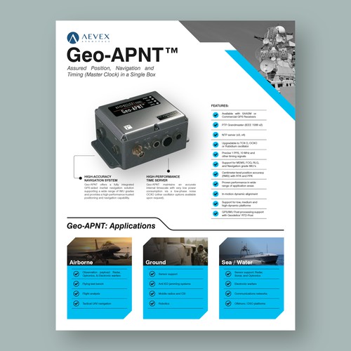 Flyer for Aevex