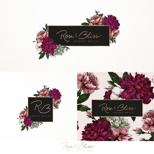 Rose & Bliss modern bridal 