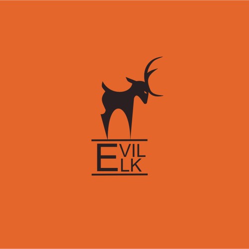In need of an abstract smooth logo for Evil Elk game studio