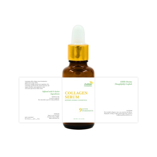 Label Serum Bottle