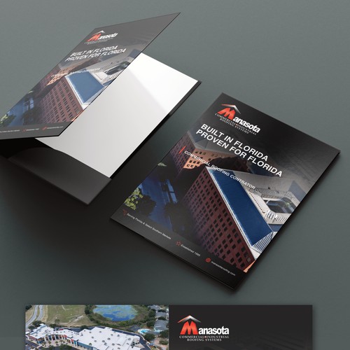 Standard two-pocket presentation folder