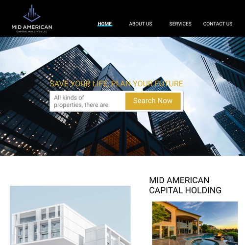 Landing Page Website American Holding My Version