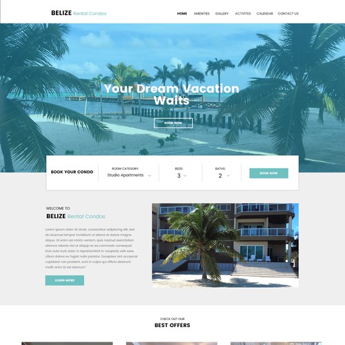 Landing Page - Belize Condo