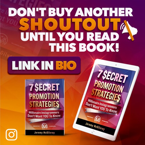 Intagram Ad for a Book
