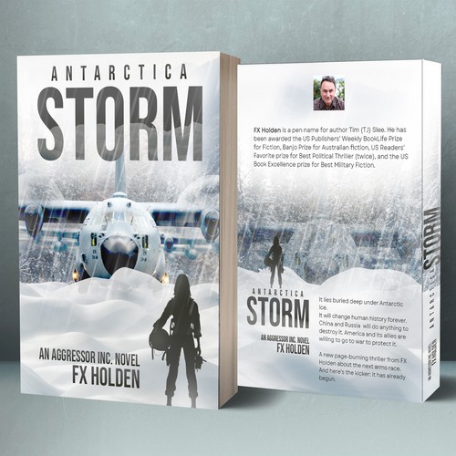 Antarctica Storm Book Cover Design
