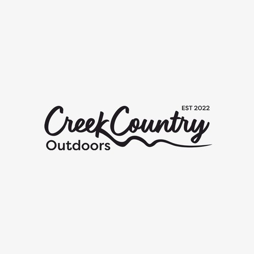Creek Country Outdoor Apparel Logo Design