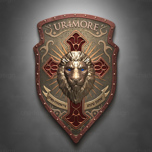 Custom shield "UR4MORE"