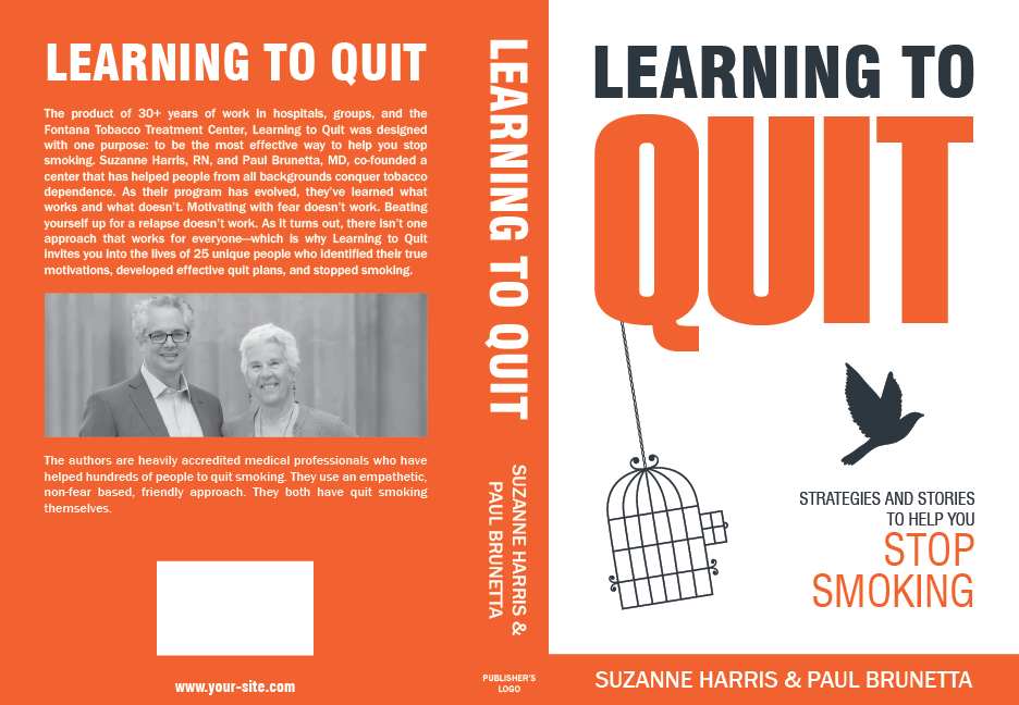 Design an inspiring book cover for self-help book