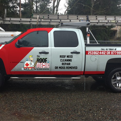 Car Wrap for Roof Medic Truck