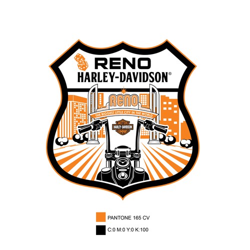 Logo concept for Harley Davidson dealer