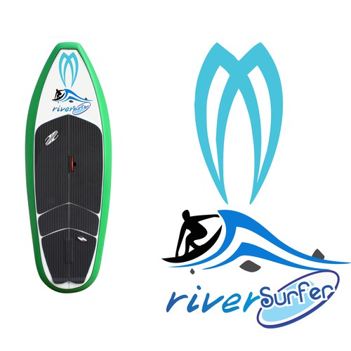 Badfish Stand Up Paddle Board-Board Graphic Design-River Surfer