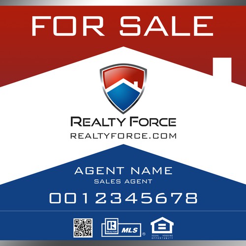 Realty Force Real Estate Sign