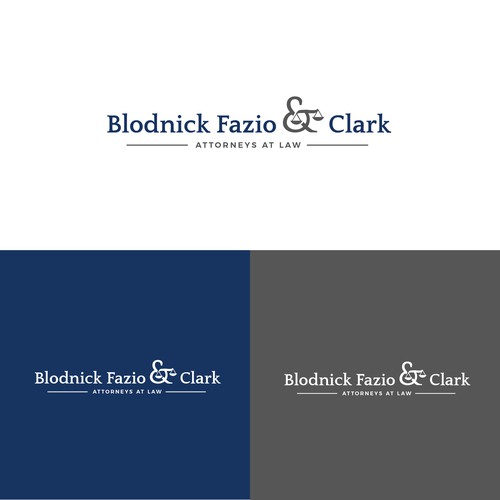 Simple logo concept for Blodnick Fazio & Clark