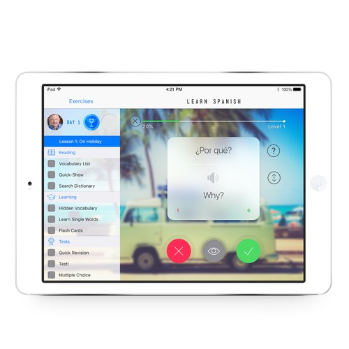 Learn Spanish! on the iPad