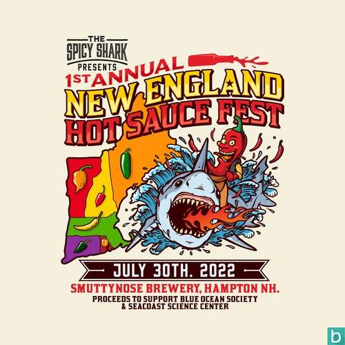 1 st Annual New England Hot Sauce Fest - Logo Event