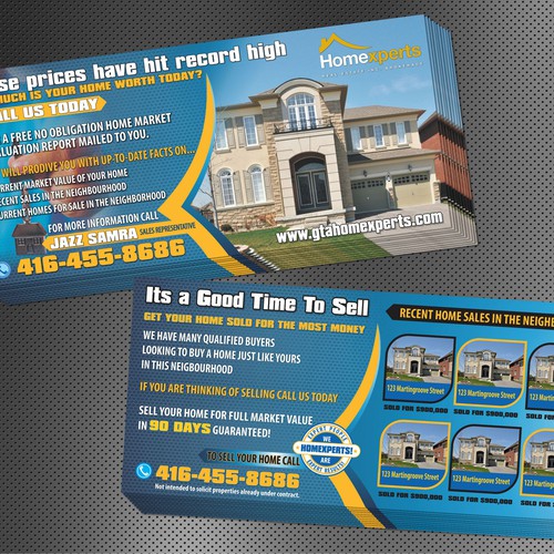 Help Homexperts Real Estate Inc with a new postcard or flyer