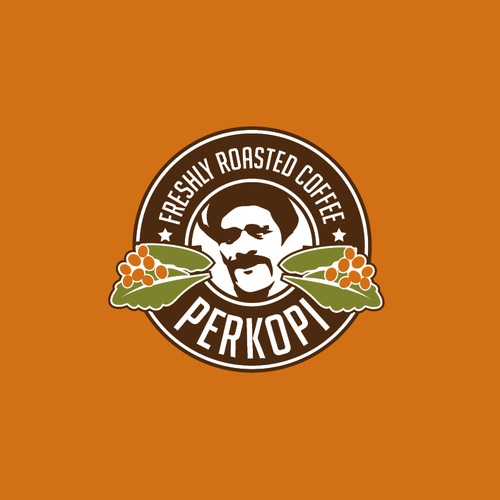 Drink some awesome coffee, then design the logo for Perkopi