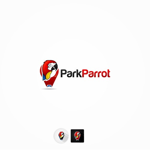 ParkParrot logo design