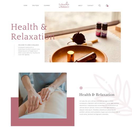 Health and Wellness Website