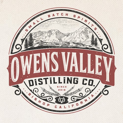 Logo Design for Owens Valley Distilling Co