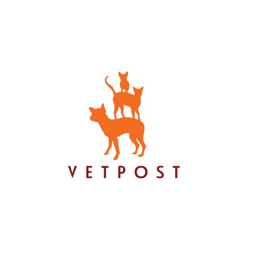 Create a fun logo for a national veterinary/pet e-commerce site for VetPost