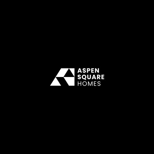 modern logo for Aspen Square Homes