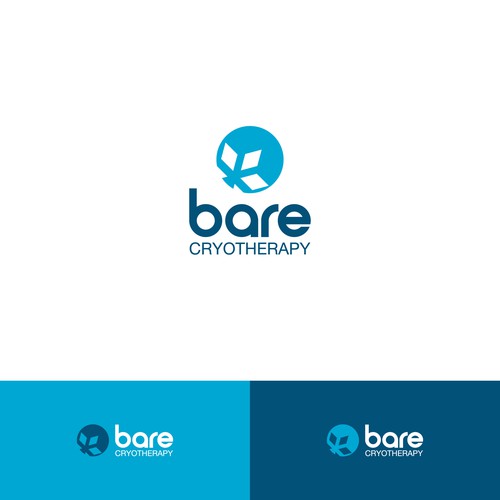 bare cryotherapy logo design